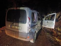 Araç şarampole düştü: 3 yaralı