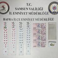 Samsun'da kumar denetimi: 3 kişiye para cezası