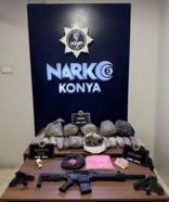 Konya'da uyuşturucu operasyonları: 110 tutuklama