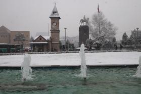 Kayseri'de kar yağışı