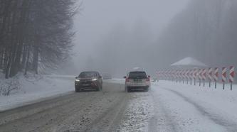 Kütahya'da kar yağışı