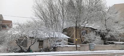 Erzurum'da soğuk hava ve kar yağışı etkili oluyor (2)