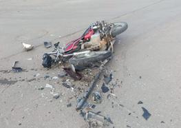 Adana'da otomobil ile çapışan motosikletin sürücüsü yaralandı