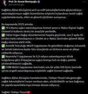 Bakan Memişoğlu: Sağlıkta dijital dönüşümü yerli ve milli teknolojilerimizle güçlendiriyoruz