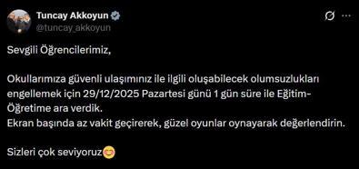 Mardin'de eğitime kar engeli