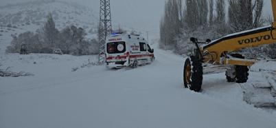 Karla mücadele ekipleri diyaliz hastaları için seferber oldu