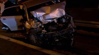 İstanbul - Esenler Tem Otoyolu'nda kaza: 2 yaralı