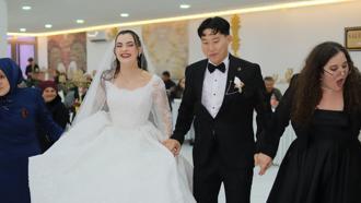 Rize’ye Güney Kore’den damat