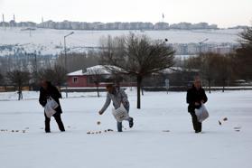 Ercişli fırıncı, sokak hayvanları ve kuşlar için doğaya yiyecek bıraktı