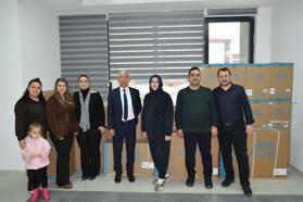Manisa'da hayırseverlerden ilkokula klima desteği