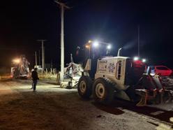 Jeotermal firmaya ait boru hattında buhar sızıntısı