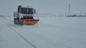 Elazığ’da kar nedeniyle 273 köy yolu ulaşıma kapandı