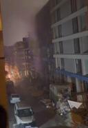 İstanbul- Bahçelievler'de inşaatta çıkan yangında bir kişinin cesedi bulundu