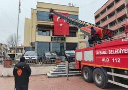 Kütahya'da saldırıya tepki; dükkanlar Türk bayrakları ile donatıldı