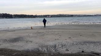 Tekirdağ'da deniz 50 metre çekildi