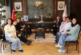 Uluslararası araştırmacılardan Rektör Yılmaz’a ziyaret