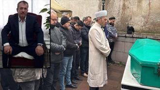 Otobüs kazasında hayatını kaybeden sürücü toprağa verildi