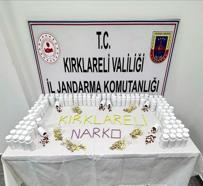 Kırklareli’de 8 bin 384 uyuşturucu hap ele geçirildi