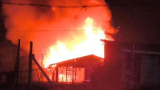 Çorum’da bağ evinde yangın