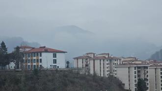 Zonguldak’ta yüksek kesimlerde sis etkili oldu