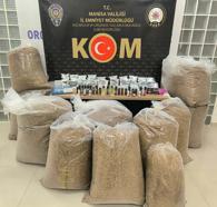 Manisa'da kaçak tütün operasyonu; 5 gözaltı