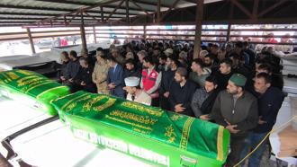 Hatay'da su dolu inşaat temeline düşen 2 kardeş toprağa verildi