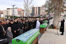 Biyogaz tesisinde zehirlenen 3 işçi, son yolculuklarına uğurlandı