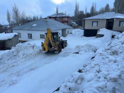 Başkale'de kar yağışı etkili oldu