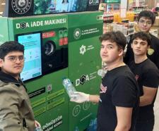 Öğrencilerden atık toplama kampanyasına destek