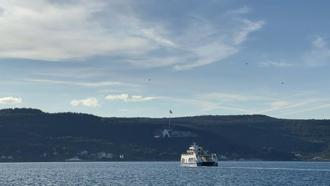 Bozcaada ve Gökçeada'da feribot seferlerine 'fırtına' engeli