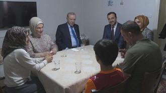 Cumhurbaşkanı Erdoğan, Kayacık ailesi ile iftar yaptı