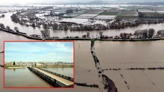 Edirne'de debisi artan Tunca'da 'kırmızı', Meriç'te 'turuncu' alarm verildi