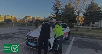 Nevşehir'de drift atan sürücüye 46 bin TL ceza