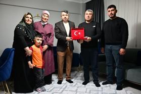 Yıldırım Belediye Başkanı Oktay Yılmaz’dan şehit ailesine ziyaret
