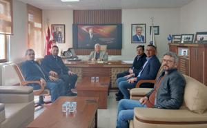 Vergi Dairesi Müdürü Küre, Dündar'ı ziyaret etti