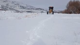 Elazığ’da kar yağdı; 115 köy yolu ulaşıma kapandı