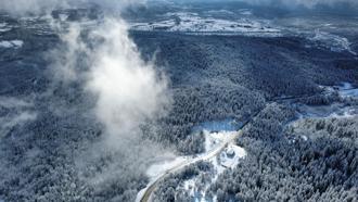 Karabük’ün yüksek kesimlerinde kar etkili oldu