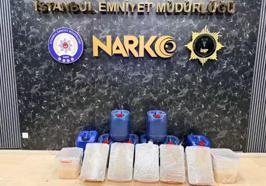 İstanbul - Büyükçekmece'de düzenlenen operasyonda 284 kilogram uyuşturucu ele geçirildi: 3 gözaltı