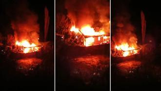 Adana'da ev yangını