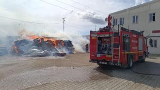 Adıyaman'da tütün üretim tesislerinde yangın