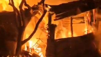 Baraka alev alev yandı