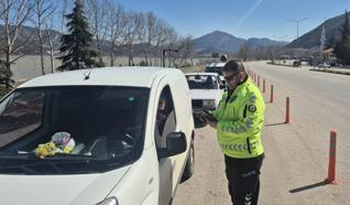 Eğirdir'de trafik denetimleri sıklaştırıldı