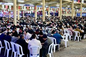 Manisa'da iftar sofrası bu kez Kırkağaç'ta kuruldu