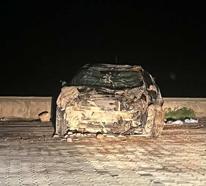 Mazıdağı’nda otomobil takla attı: 2 yaralı