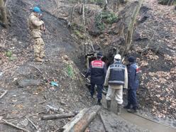 Zonguldak'ta 9 kaçak maden ocağı imha edildi