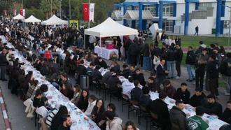 Ege Üniversitesinde Ramazan'ın manevi iklimi kampüse taşındı