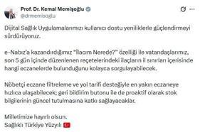 e-Nabız'a 'İlacım Nerede' özelliği eklendi