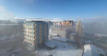 Mart ayında Ardahan buz kesti; Göle eksi 25 derece