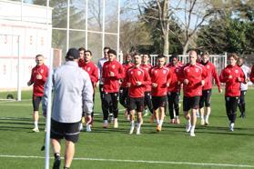 Samsunpor, Rayo Vallecano maçı hazırlıklarını tamamladı