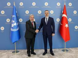 Bakan Fidan, BM Genel Sekreteri Guterres ile görüştü